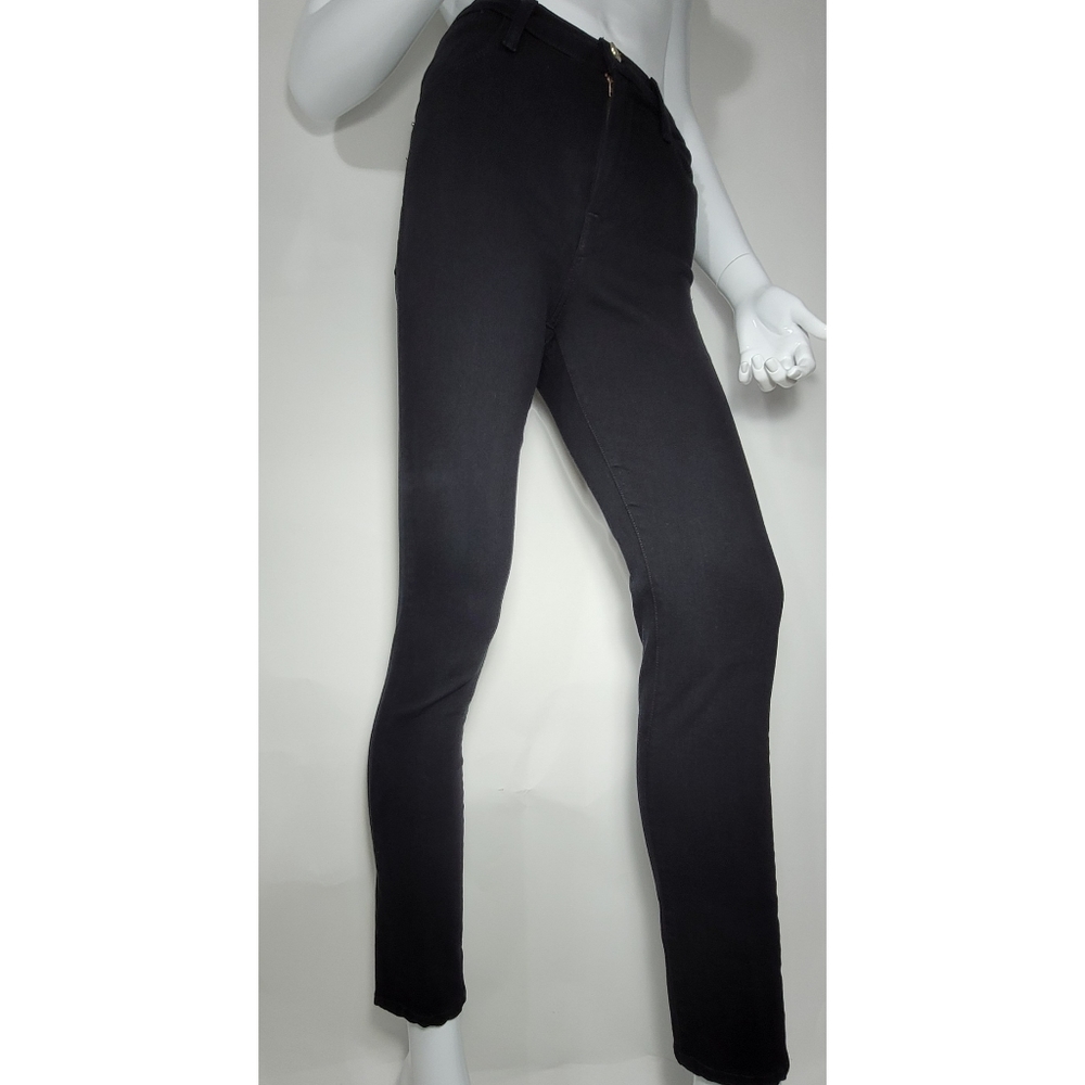 FRAME Denim Le High Skinny Film Noir Jeans